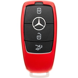 Чехол для автоключа LaManche Mercedes Red (Benz-B01K_rd) лучшая модель в Хмельницком