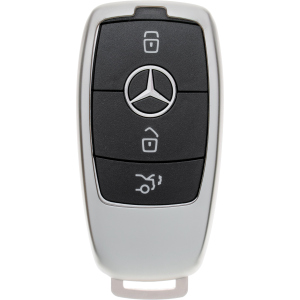 Чохол для автоключа LaManche Mercedes Silver (Benz-B01K_slv) краща модель в Хмельницькому