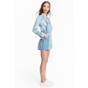 Напівкомбінезон джинсовий H&amp;M 4989906RP12 36 Блакитний (PS2030000034918) ТОП в Хмельницькому