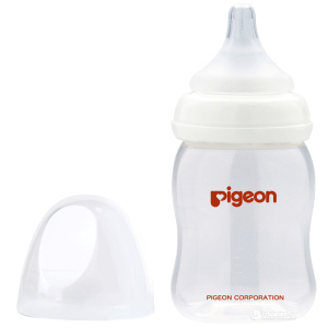 Пляшечка для годування Pigeon SofTouch Peristaltic Plus 160 мл PP (4902508785396)