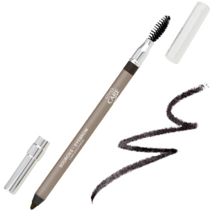 Водостійкий олівець для брів Eye Care лінія Eye Make Up призначений для корекції форми та кольору брів темно-сірий 1.2 г (3532662000359) краща модель в Хмельницькому