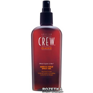 Спрей-гель для волосся American Crew Medium Hold Spray Gel середньої фіксації 250 мл (738678151846) ТОП в Хмельницькому