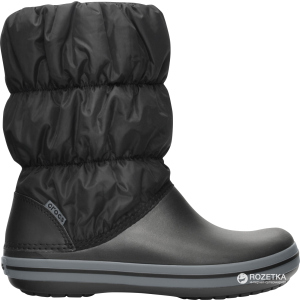 хорошая модель Дутики Crocs Jibbitz Winter Puff Boot 14614-070-W8 38-39 24.6 см Черные (883503941144)