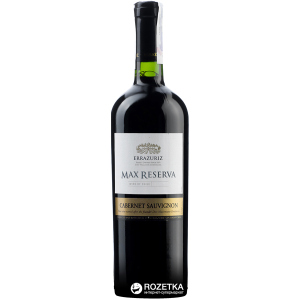 Вино Errazuriz Max Reserva Cabernet Sauvignon красное сухое 0.75 л 12.5% (7804304101004) лучшая модель в Хмельницком