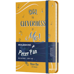 Записная книга Moleskine Peter Pan 9 х 14 см 192 страницы в линейку Жёлтая (8055002855471) в Хмельницком