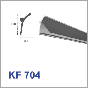 Карниз для прихованого освітлення Tesori KF 704 200см краща модель в Хмельницькому