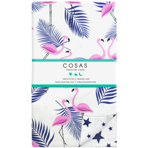 Підковдра Cosas Бязь Преміум Flamingo Palm 155х215 (4822072605275) краща модель в Хмельницькому