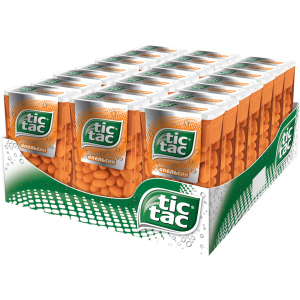 купить Упаковка драже Tic Tac со вкусом апельсина 49 г х 24 шт (4008400392004)