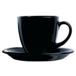 Сервіз для чаю Luminarc Carine Black 12 предметів (P4672) ТОП в Хмельницькому