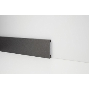 Дизайнерський прямокутний плінтус Profilpas Metal line 89 висота 40 мм колір антик (Metal Line 89/4) надійний