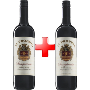 Набор вина 2 бутылки Mare Magnum Sangiovese Toscano Il Proprio красное сухое 1.5 л 13% (7340048010597) ТОП в Хмельницком