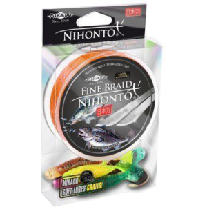 Шнур Mikado Nihonto Fine Braid 150 м 0.08 мм 4.95 кг Orange (Z19O-008) надійний