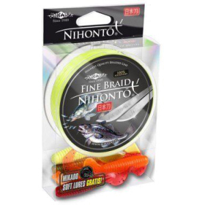 Шнур Mikado Nihonto Fine Braid 150 м 0.12 мм 8.80 кг Fluo (Z19F-012) краща модель в Хмельницькому