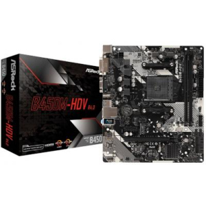 Материнська плата ASRock B450M-HDV R4.0 в Хмельницькому