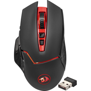 Миша Redragon Mirage IR Wireless Black/Red (74847) краща модель в Хмельницькому