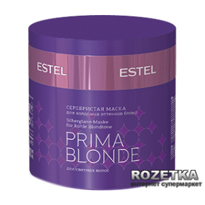 Срібляста маска Estel Professional Prima Blonde для холодних відтінків блонд 300 мл PB.7 (4606453034249) краща модель в Хмельницькому