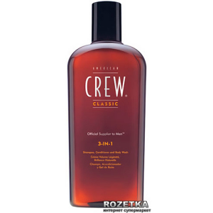 Средство по уходу за волосами и телом American Crew 3-in-1 Shampoo Conditioner And Body Wash 450 мл (738678251416)