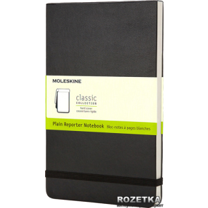 Нотатник Moleskine Reporter 13 х 21 см 240 сторінок без лінівки Чорна (9788883705533) краща модель в Хмельницькому