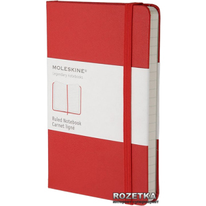 Записная книга Moleskine Classic 9 x 14 см 192 страницы в линейку Красная (9788862930000)