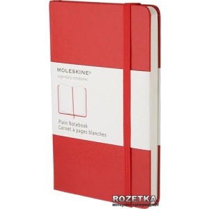 хороша модель Нотатник Moleskine Classic 9 x 14 см 192 сторінки нелінована Червона (9788862930024)