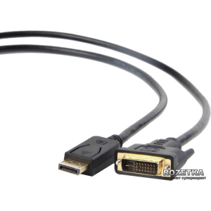 Кабель Cablexpert DisplayPort - DVI 1 м (CC-DPM-DVIM-1M) ТОП в Хмельницькому