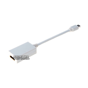 хороша модель Перехідник Digitus mini DisplayPort to HDMI (AM/AF) 0.15 м White (AK-340404-001-W)