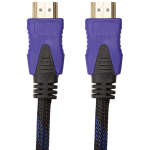 Кабель PowerPlant HDMI - HDMI 25 м, позолочені конектори, v1.4, Nylon Double ferrites (KD00AS1208) ТОП в Хмельницькому