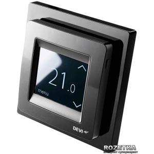 Терморегулятор DEVI DEVIreg Touch Black (140F1069) краща модель в Хмельницькому