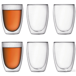 Набор высоких стаканов Bodum Pavina 6 шт x 350 мл (4559-10-12) рейтинг