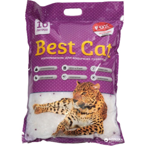 Наповнювач для котячого туалету Best Cat Purple lawanda Силікагелевий поглинаючий 4 кг (10 л) (SGL010/6907396109635) краща модель в Хмельницькому