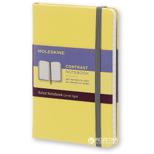 Записная книга Moleskine Contrast 9 х 14 см 192 страниц в линейку Цитрус (8055002851404) лучшая модель в Хмельницком