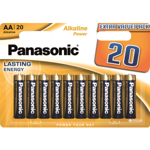 Батарейки Panasonic Alkaline Power лужні AA блістер, 20 шт (LR6REB/20BW) ТОП в Хмельницькому