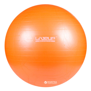 М'яч для фітнесу LiveUp Anti-Burst 65 см Orange (LS3222-65o) рейтинг