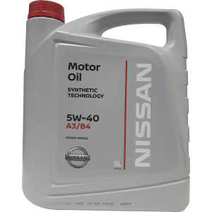 Моторна олія Nissan Motor Oil 5W-40 5 л (KE900-90042) краща модель в Хмельницькому