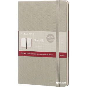 Нотатник Moleskine Two-Go 11.5 x 17.5 см 144 сторінки Сірий (8055002851688) ТОП в Хмельницькому