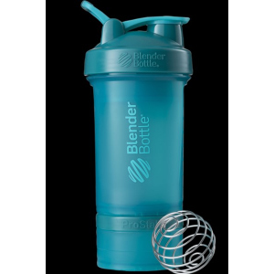 Шейкер BlenderBottle ProStak з кулькою 650 мл Блакитний (PS 22oz Teal) ТОП в Хмельницькому