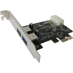 Контролер Dynamode PCI-E-USB 3.0 (2 зовнішні порти) (USB30-PCIE-2) краща модель в Хмельницькому