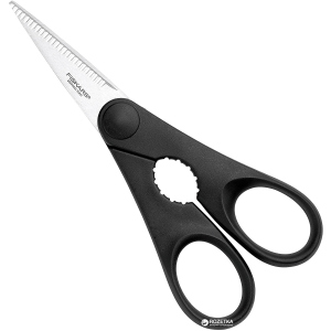Ножницы кухонные Fiskars Essential с открывалкой 20 см Black (1023820) ТОП в Хмельницком