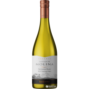 хороша модель Вино Castillo de Molina Sauvignon Blanc сухе біле 0.75 л 13-14% (7804300129491)