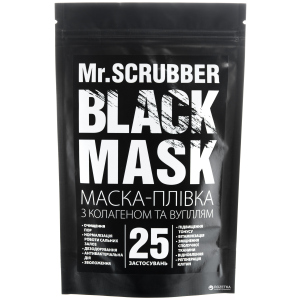 Чорна маска для обличчя Mr.Scrubber Black Mask для всіх типів шкіри 40 г (4820200230160) краща модель в Хмельницькому