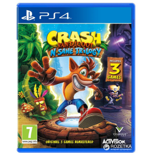 Ігра Crash Bandicoot N'sane Trilogy для PS4 (Blu-ray диск, English version) в Хмельницькому