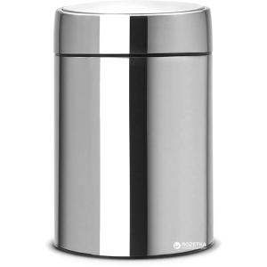 Відро для сміття Brabantia Slide Bin 5 л Matt Steel (477546) краща модель в Хмельницькому