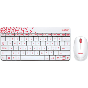 Комплект бездротової Logitech MK240 Nano White RUS (920-008212) в Хмельницькому