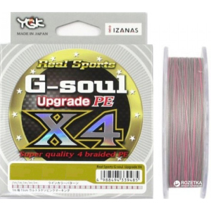 Шнур YGK G-Soul X4 Upgrade 200 м 0.205 мм 1.5 кг/25 lb Серый (55450110) лучшая модель в Хмельницком