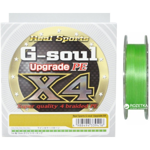 Шнур YGK G-Soul X4 Upgrade 200 м 0.148 мм 0.8 кг/14 lb Серый (55450114) ТОП в Хмельницком