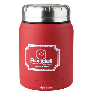 Термос харчовий Rondell Picnic 0.5л Red (RDS-941) краща модель в Хмельницькому