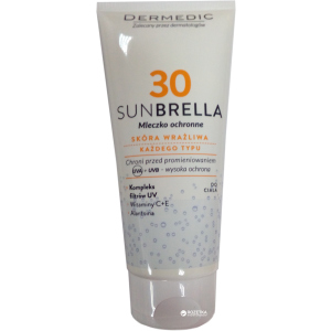 Солнцезащитное молочко Dermedic Sunbrella Для безопасного загара SPF 30 200 мл (5906739782857) лучшая модель в Хмельницком