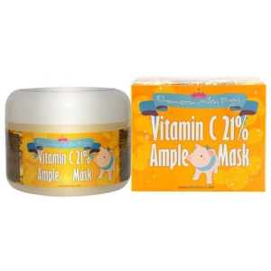 Маска для лица с витаминами разогревающая Elizavecca Milky Piggy Vitamin C 21% Ample Mask 100 мл (8809339904117) ТОП в Хмельницком