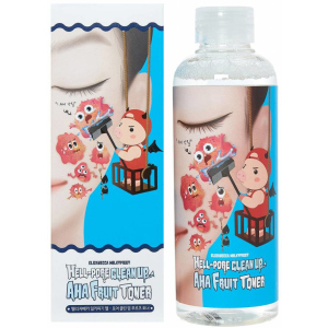 Пілінг-тонік із фруктовими кислотами Elizavecca Hell-Pore Clean Up Aha Fruit Toner 200 мл (8809339907910)