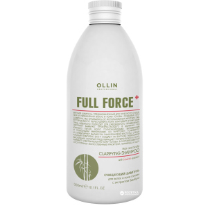 Очищающий шампунь для волос и кожи головы Ollin Professional Ollin Full Force с экстрактом бамбука 300 мл (4620753725614) ТОП в Хмельницком